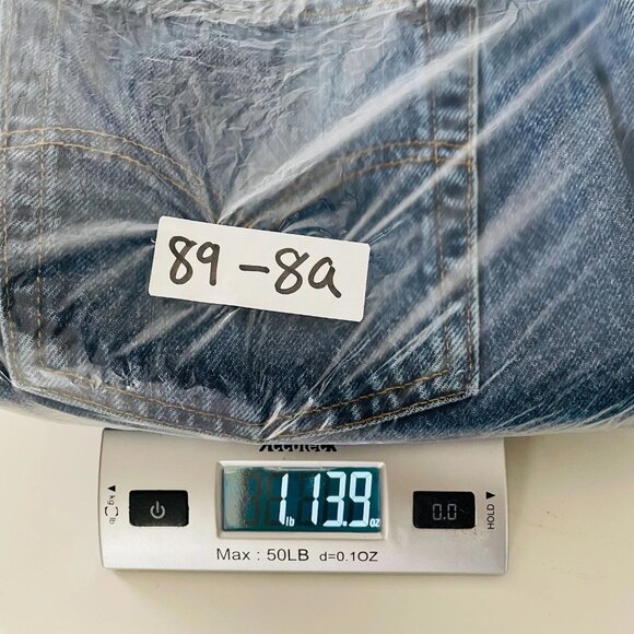 Vintage Levi's 522 Womens Blue Tapered Fit Tapered Leg Denim Jeans Plus 22 Short - Picture 10 of 10